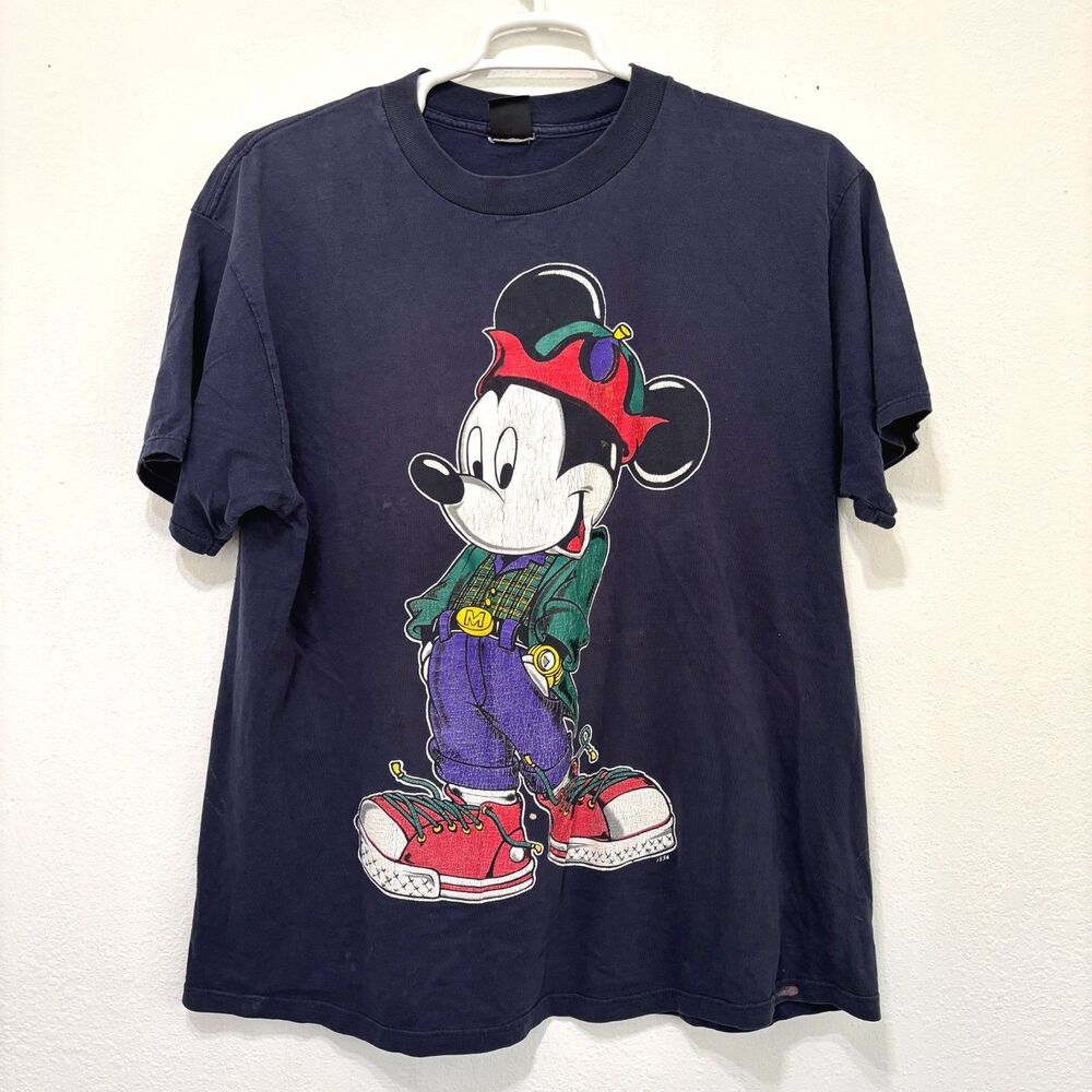 Mens Disney Vintage 90s Jerry Leigh Mickey Mouse T Shirt XL Big Graphic USA